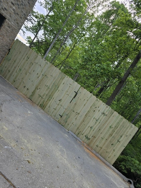 6 foot privacy fence backyard — East Tennessee